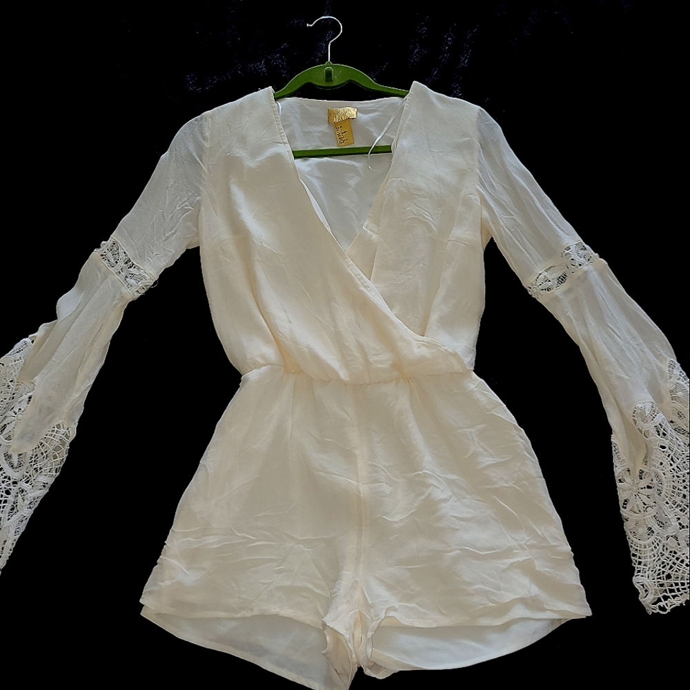 H&M creamy white romper